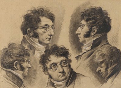 Louis-Léopold Boilly - 5 autorretratos de Louis Leopold Boilly
