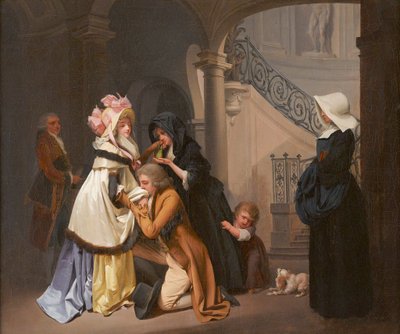 Louis-Léopold Boilly - Reconocimiento del corazón de Louis Leopold Boilly