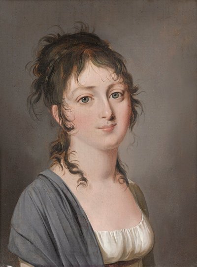 Louis-Léopold Boilly - Retrato de la condesa François de Sainte-Aldegonden de Louis Leopold Boilly
