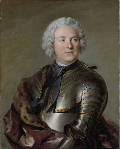 Retrato de Carl Gustaf Tessin de Louis Tocqué
