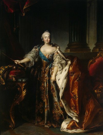 Retrato de la emperatriz Isabel de Louis Tocqué