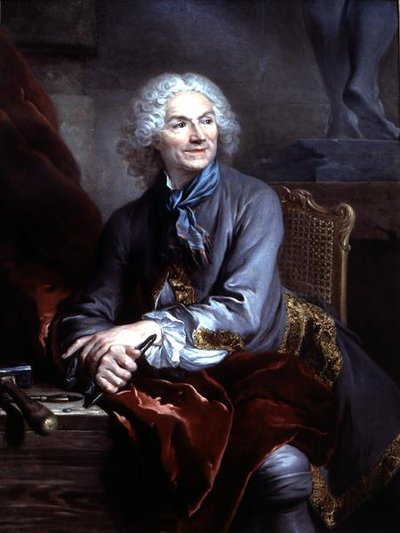 Retrato de Jean Louis Lemoyne (1665-1755) de Louis Tocqué