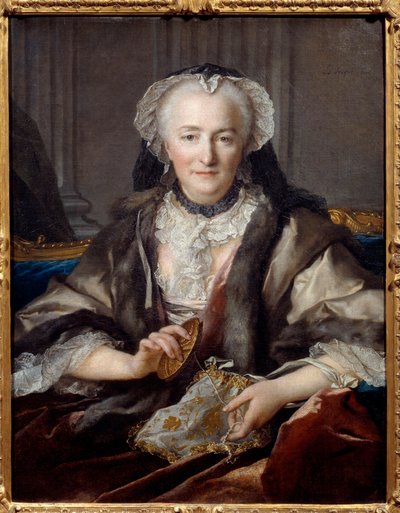 Retrato de Madame Dange de Louis Tocqué