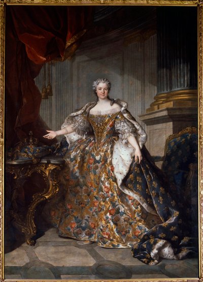 Retrato de María Leszczynska (1703-1768) Reina de Francia de Louis Tocqué