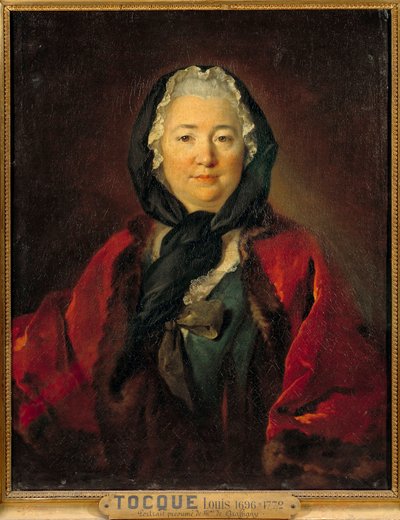 Presunto retrato de Madame de Graffigny (1695-1758) escritora francesa de Louis Tocqué