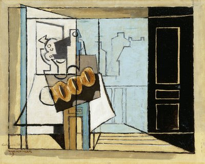 Lunes, la ventana abierta de Louis Marcoussis