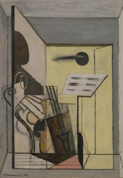 La hoja de puntuación, 1929 de Louis Marcoussis