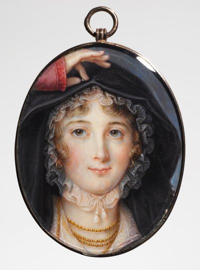 retrato de una mujer de Louis Marie Autissier