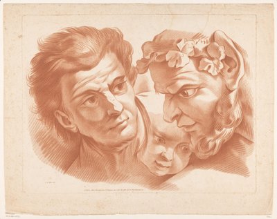 Tres cabezas de Louis Marin Bonnet (possibly)