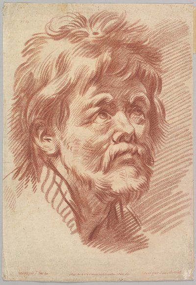 Cabeza de un Hombre Viejo de Louis Marin Bonnet