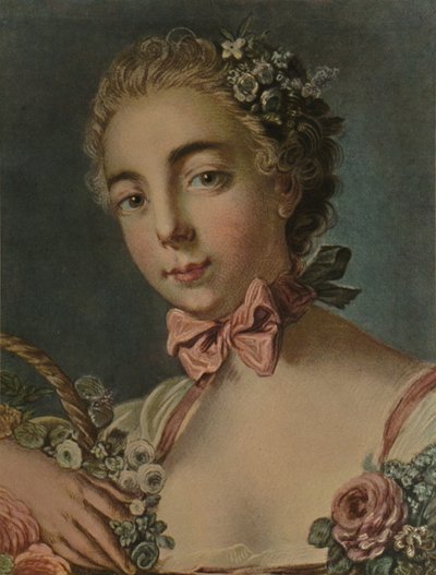 La Tête De Flore Madame Deshayes, 1769, 1913 de Louis Marin Bonnet