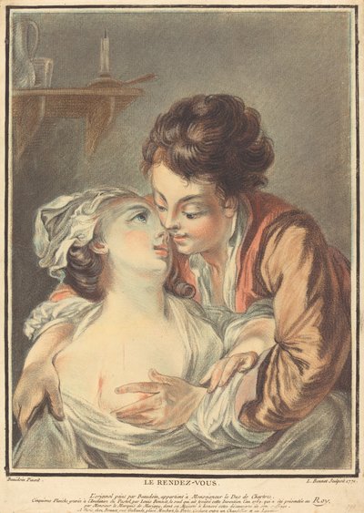 El encuentro, 1771 de Louis Marin Bonnet
