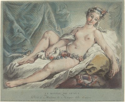 El despertar de Venus, 1769 de Louis Marin Bonnet