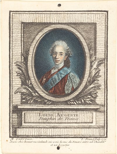 Louis-Auguste, Delfín de Francia, 1770 de Louis Marin Bonnet