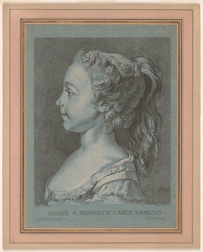 Marie-Rosalie Vanloo de Louis Marin Bonnet