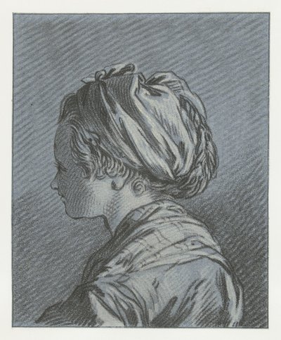 Retrato de una sirvienta moscovita Tête de servante moscovita de Louis Marin Bonnet