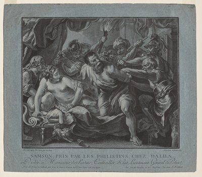 Samson Taken by the Philistines in Delilah