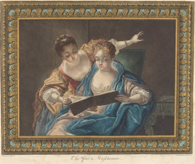 Los finos músicos, 1775 de Louis Marin Bonnet
