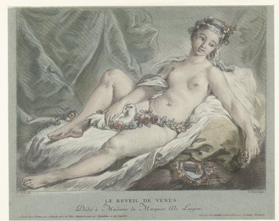 venus despierta Le reveil de Venus (título sobre objeto) de Louis Marin Bonnet