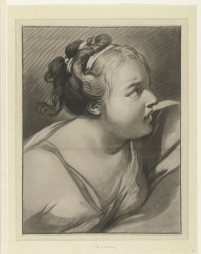 esposa de Potifar Tete de Putifar de Louis Marin Bonnet