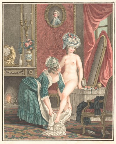 El tocador de Louis Marin Bonnet after Nicolas René Jollain