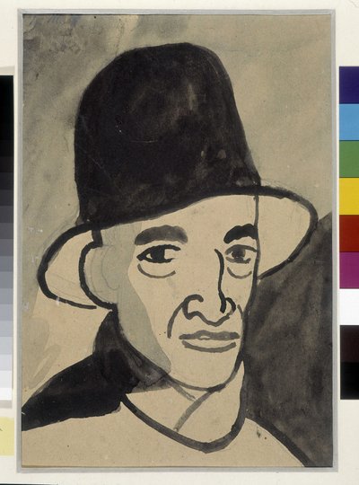 Autorretrato de Louis Mathieu Verdilhan (1875-1928), Museo Cantini, Marsella. de Louis Mathieu Verdilhan