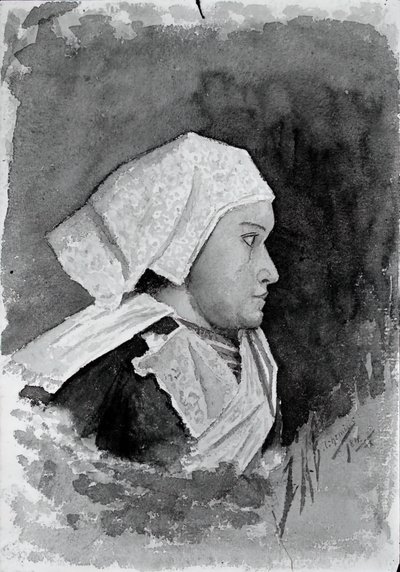 Campesina de Bretaña, 1884 de Louis Michel Eilshemius