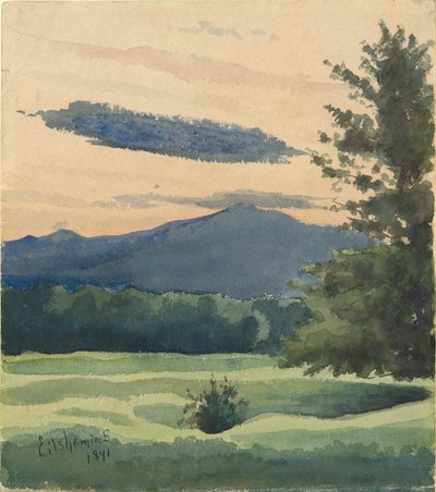 prado verde de Louis Michel Eilshemius