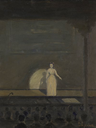 La cantante de conciertos de Louis Michel Eilshemius