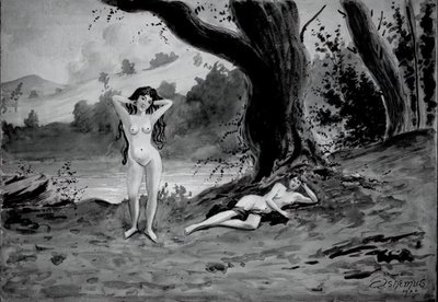 Dos desnudos de Louis Michel Eilshemius