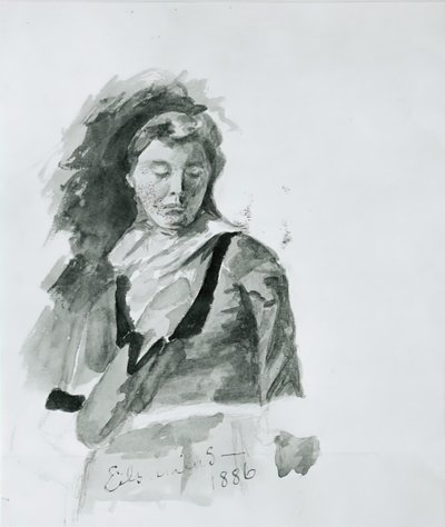 Figura de mujer, 1886 de Louis Michel Eilshemius