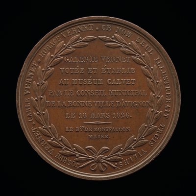 Inscripción [reverso] de Louis Michel Petit