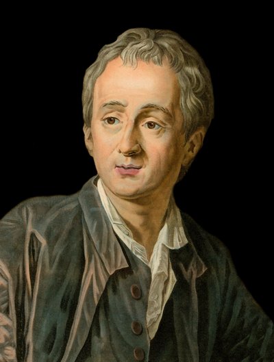 Retrato del escritor y filósofo francés Denis Diderot (1713-1784) grabado por Michel Van Loo de Louis Michel van Loo