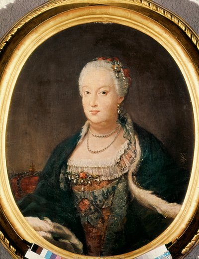 Bárbara de Braganza (1711-1758), Reina de España (1746-1758) esposa de Fernando VI de Louis Michel van Loo