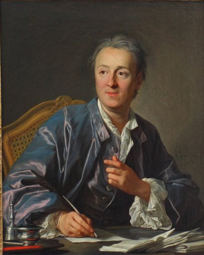 Retrato de Denis Diderot 1713-1784, 1767 de Louis Michel van Loo