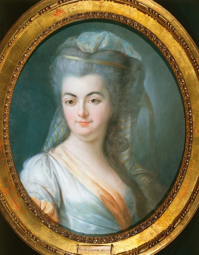 Retrato de mujer velada de Louis Michel van Loo