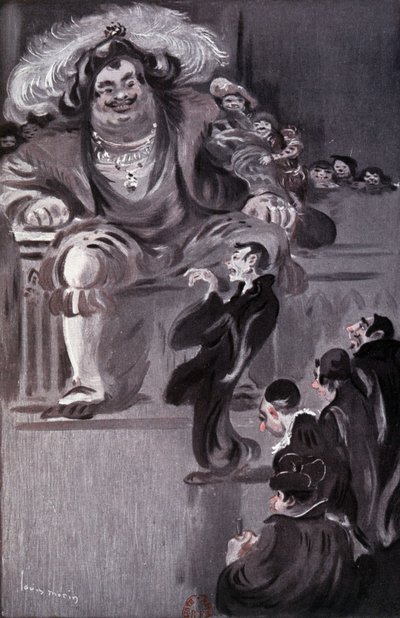 Gargantúa - en “Gargantúa” por Rabelais, il. por Louis Morin, ed. Laurens, París de Louis Morin