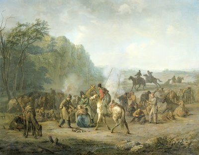 Vivac cosaco, 1813 de Louis Moritz