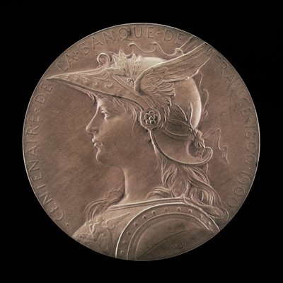 Centenario del Banco de Francia, 1800-1900 [anverso], 1900 de Louis Oscar Roty