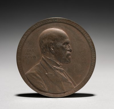 Medalla: Abram Stevens Hewitt de Louis Oscar Roty