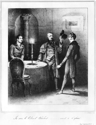 Coronel Chabert, ilustración de 