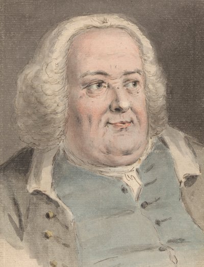 Retrato de un hombre con papada de Louis Philippe Boitard