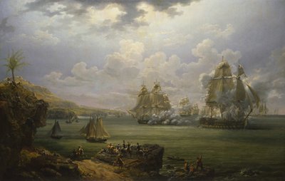 Lucha de la fragata Poursuivante contra el barco británico Hercule, 28 de junio de 1803, 1803 de Louis Philippe Crepin