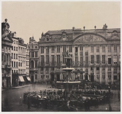 Construcción sin título de la fuente conmemorativa, julio de 1856 de Louis Pierre Theophile Dubois de Nehaut