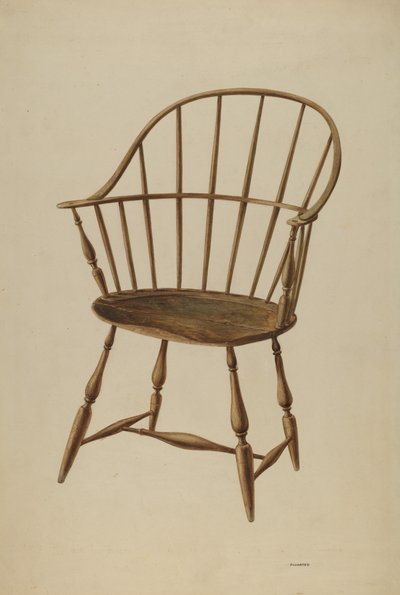 Silla Windsor, c. 1939 de Louis Plogsted