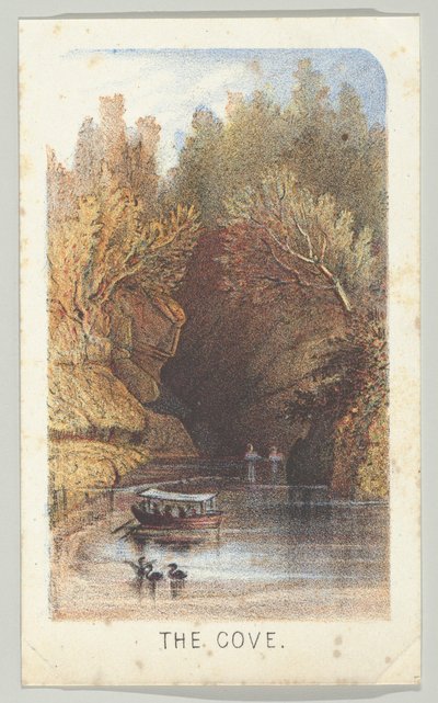 La cala, de la serie Vistas en Central Park, Nueva York, Parte 3 de Louis Prang