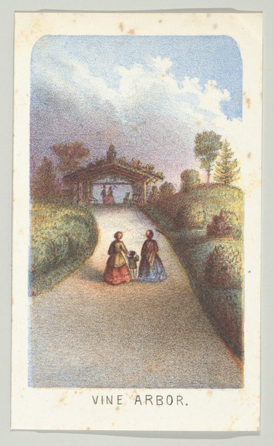 Parra, de la serie, Vistas en Central Park, Nueva York, Parte 3, 1864 de Louis Prang