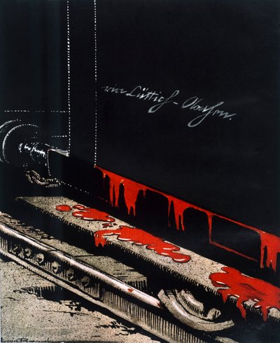De Lieja a Aquisgrán, 1914, 1916 de Louis Raemaekers