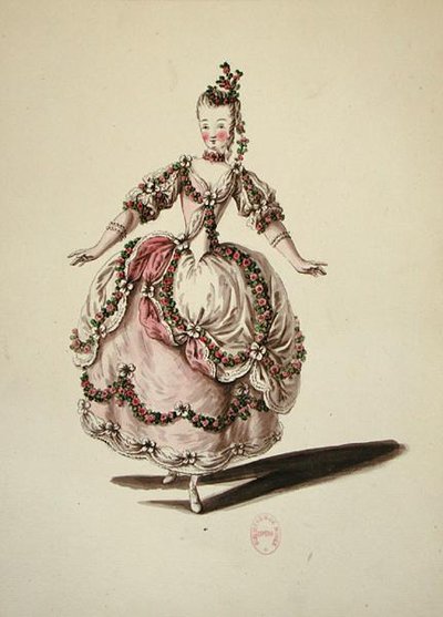Traje de pastor para un ballet de Louis Rene Boquet