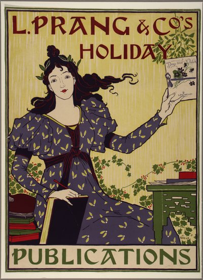 L. Publicaciones navideñas de Prang  Co de Louis Rhead